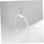 10pcs Round Briefs Hanger Rack for Closet Smooth Plastic Organizer for Swimwear Underwear and Scarves and Safe Design