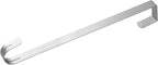 Sattiyrch 15" Wreath Hanger for Front Door,Sturdy Steel Wreath Door Hanger,Over The Door Hanger Hook (Silver,4)