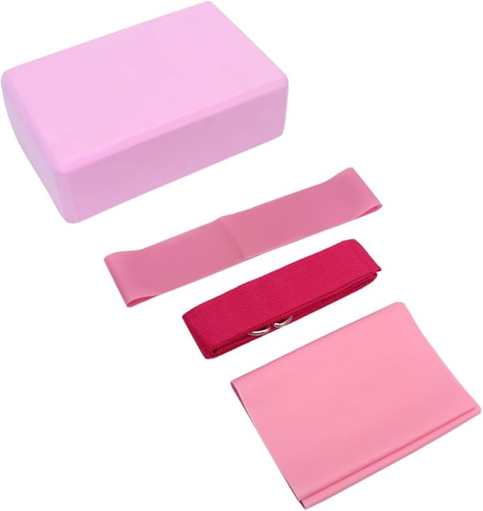 Yoga Fitness Yoga Mat Straps Women Meditation Accessories Kit Brick Latex Towel Stretch Band Resistance Ring