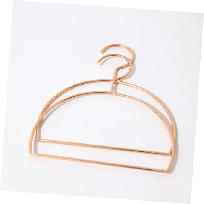 Amosfun 3pcs Metal Scarf Hanger Rack Belt Organizer Closet Hanging Organizer Semicircle Design Space-Saving