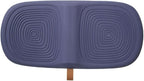 Ergonomic Wooden Balance Board, Anti-Fatigue Wobble Board, Anti-Slip Balance Board with PU Cushioned Top, Standing Desk Mats, Rocker Board, Office Accessories, Blue
