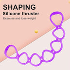7 Ring Stretch Resistance Exercise Band, Workout Bands Yoga Stretching for Home Fitness, Foot, Leg and Arm Exerciser Stretch Band, Center Workout Walking Exercise