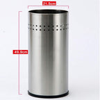 Umbrella Storage Bucket Indoor Umbrella Stand Organizer Stainless Steel Small Holder with Draining for Entryway Home Office Lobby