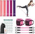Resistance Bands Set – Resistance Band and Adjustable Ankle Exercise Bands with Cuffs Great Equipment for Training
