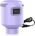 Electric Air Pump for Vacuum Storage Bags, Portable Travel Vacuum Pump Compressing Clothing Vacuum Seal Pump for Various Vacuum Seal Bags Purple(Storage Bag Not Included)