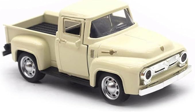 Smaroll Vintage Truck Decor,Pickup Metal Vehicle for Farmhouse Mini Trucks Adornment Home/Table/Desk Xmas Ornaments Festivals Truck Valentine's Day Christmas Decorations