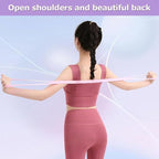 3pcs Figure 8 Resistance Bands Exercise Bands for Women, 2026 New Resistance Band with Handles for Working Out, Elastic Ropes for Arm Back Shoulder Stretching Training