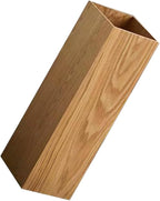 Rustic Wood Umbrella Holder, Rectangular Umbrella Stand Standing Umbrella Bucket Canes Walking Sticks Bin Flower Vase Barrel for Entryway Home Office