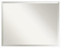 Amanti Art White Wall Mirror 23x29 Svelte White Rectangle Bathroom Mirror for Wall Decor Living Room, Large Modern Wood Frame, Hangs Horizonally and Vertically, Bathroom Decor, Beveled Edge