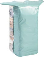 Vacuum Storage Bags for Clothing - NeatNest 6 Pack Cube bags, 3 Medium + 3 Large, Box-Shaped Space Saver Bags with Vacuum or Hand Press, Durable PE+PA Material for Comforters, Clothes, Pillows