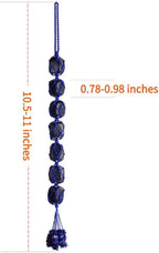 Handmade Natural Lapis Lazuli Crystal Car Hanging Ornaments for Home Decoration Feng Shui Ornament Yoga Meditation Car Decoration Tumbled Palm Stones