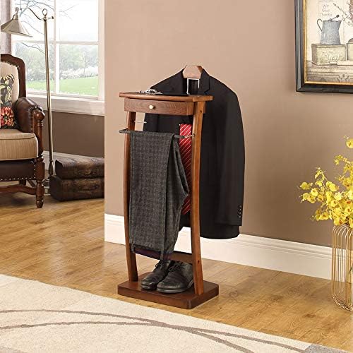Proman Products Kingsman Valet Stand, Medium Walnut