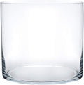 Royal Imports Flower Glass Vase Decorative Centerpiece for Home or Wedding - Cylinder Shape (4" Wide x 4" Tall, Clear)