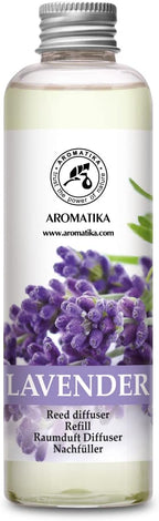 Lavender Reed Diffuser Refill 6.8 Fl Oz - Lavanda Refill - Room Fragrance Diffuser w/Natural Essential Lavender Oil - Reed Diffuser Oil Refill for Spa - Aromatherapy - Home - Bath - Restaurant