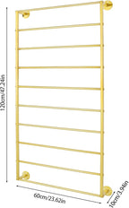 Scarf Organizer, Hijab Organizer, 10 Tier Wall Mounted Ribbon Rack, Ties Silk Scarves Towels Storage Multifunctional Metal Rack, Wall Shelf for Clothing Store, Flower Shop, Home