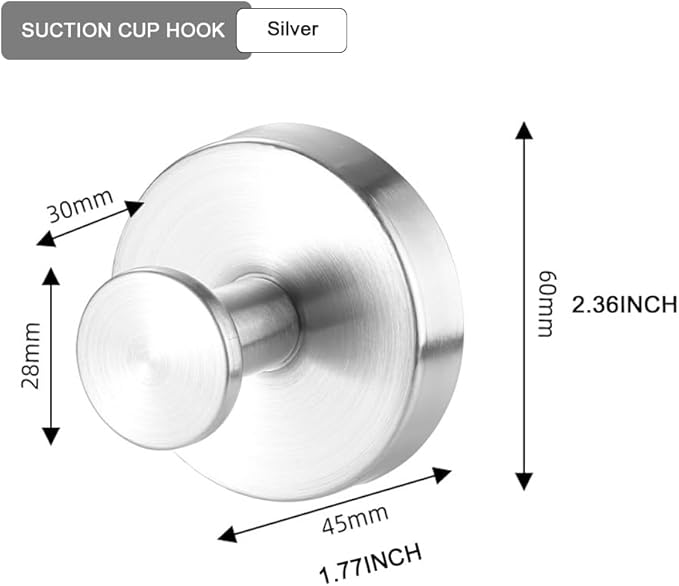 Suction Cup Wreath Hanger，Suction Cup Hooks Hanging 15 Lbs，Waterproof Suction Cup Wreath Holder for Windows, Shower, Wreaths，Smooth Doors (White, 2)