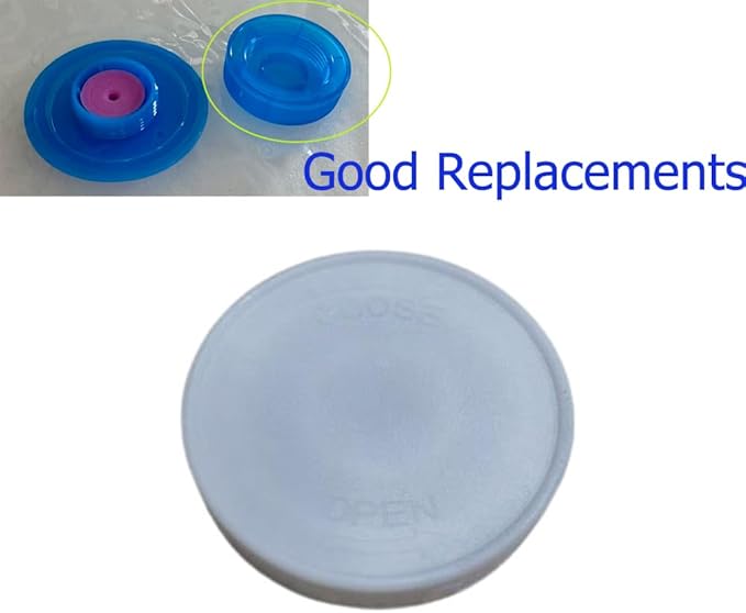 10 Pack Vacuum Storage Bags Cap Replacements Sealing Cover 24mm Thread Screw Valve Caps for Space Saver Sealer Bag Airtight Shrink Compression Zipper Storage Bags
