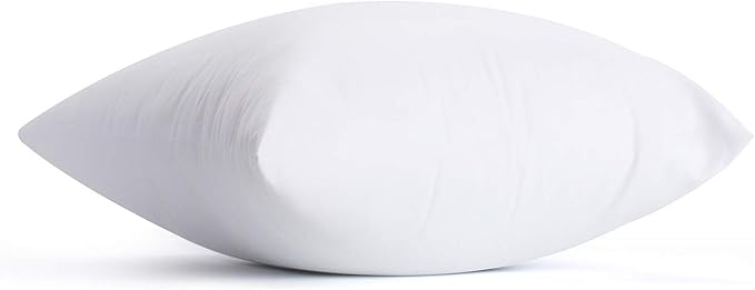 Plush and Durable Throw Pillow Inserts - 18 x 18 inches Set of 8, Hypoallergenic Polyester Fiber Fill - Perfect for Decorative Cushion Covers, Sofa and Bed Accent