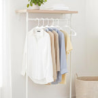 Utopia Home Plastic Hangers 200 Pack - Perfect Space Saving Clothes Hanger - Durable and Strong - Perfect Closet Organizers with Shoulder Grooves (White)