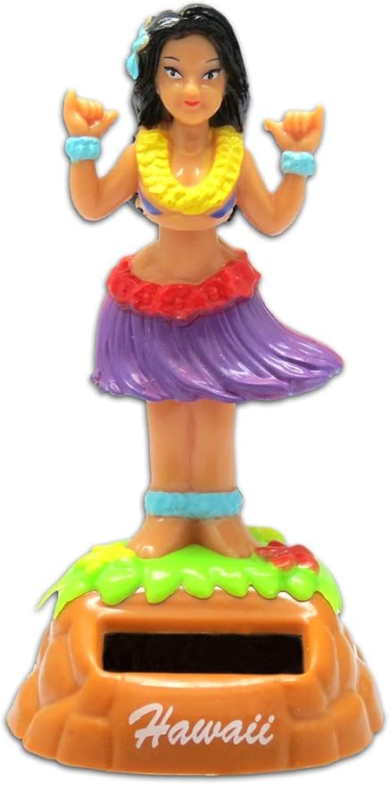 Shaka Hula Girl Solar Dashboard Doll