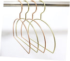 Amosfun 3pcs Space-Saving Semicircular Metal Scarf Hanger Rack for Closet Tie Hanger Scarf Towel Belt Rack Large Organizers