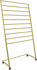 Scarf Display Stand, 10 Tier Metal Scarf Holder Organizer Freestanding Display Scarf Stand for Commercial Clothing Retail Store Towel Rack Ties Belt Pants Hanging Rack