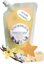 304CandleCo Large Squeeze Soy Wax Melt - 50 SCENTS! - Highly Fragrant & Hand-Crafted - Easy Mix & Match - American Made - Perfect for Wax Warmers (8oz, Sugar Cookies)