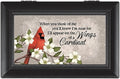 Carson Home Accents Wings of a Cardinal Home Decor Accents, Musical Boxes & Figurines, 6-inch Width 12793