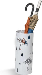 for Umbrella Stand Rack for Entryway Freestanding Round Metal Umbrella Holder Rain C