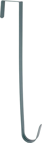 Sattiyrch 15" Wreath Hanger for Front Door,Sturdy Steel Wreath Door Hanger,Over The Door Hanger Hook (Green,4)