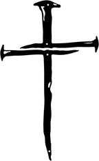 RESACO Wall Cross Jesus Crosses Wall Decor Religious Metal Wall Art Minimalist Decorations for Church Home Office Baptism Decor Gift for a Christian