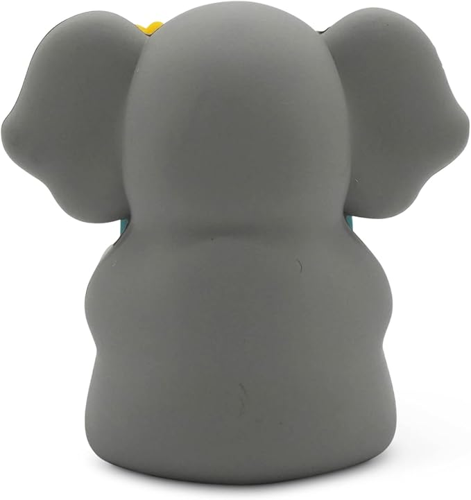 Little Readers – Cute Figurines for Bookshelves, Desks, Terrariums & Home Decor – Book-Loving Animal Statues - Elephant