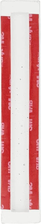 A&S Mezuzot Modern Concrete Mezuzah Case with Scroll, Easy Peel and Stick Mezuza (Ivory+ Wood Shin, 5 Inches)