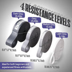 Resistance Band Pull Up Assistance Bands,Set of 5 Resistance Heavy Duty Exercise Stretch Fitness Bands for Stretching Power Lifting Workout Training with Instruction Guide
