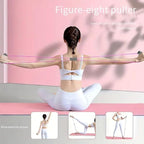 Yoga & Fitness Kit - Non-Slip 6mm Mat, Durable Resistance Tools, Premium Jump Rope, Adjustable Bag, Thigh Trainer | Home Workout & Pilates Essentials for Beginners