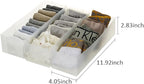 YBM HOME Closet Drawer Organizer for Underwear, Socks, Bras, Ties, Scarves, Foldable Dresser Storage Boxes (Small Drawer Organizers, Set of 3)