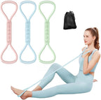 2025 Upgraded Figure 8 Resistance Band for Physical Therapy, Shoulder Back Arm Exercise Bands, 3 Resistance Levels for 15 25 35lb for Kids Adult Elderly