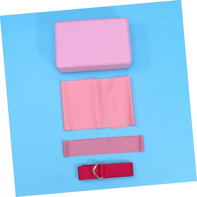 Totority Yoga Gear Yoga Supplies Straps Blocks Latex Towel Stretch Band Resistance Ring for Stretching