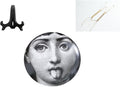 Decorative Plates Handmade Ceramic Ornament for Home&Office Wall Decors (with Hanger) (F11)
