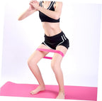 Mipcase 1Set Yoga Tool Kit Stretch Band Latex Pull Towel Resistance Ring Yoga Brick for Home Gym Workouts Pink Lightweight Convenient for Easy Use