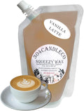 304CandleCo Large Squeeze Soy Wax Melt - 50 SCENTS! - Highly Fragrant & Hand-Crafted - Easy Mix & Match - American Made - Perfect for Wax Warmers (8oz, Vanilla Latte)