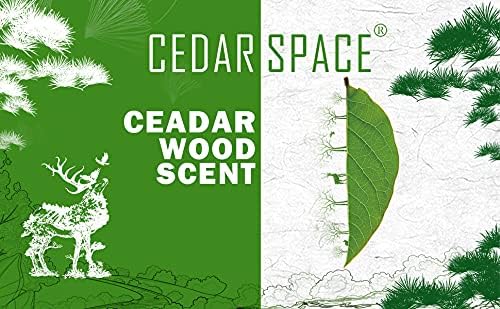 Cedar Space Cedar Blocks for Clothes Storage 100% Natural Aromatic Red Cedar Rings 54Pcs Protection for Wardrobes Closets and Drawers