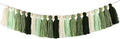 DrCor Sage Green Tassel Garland – Woodland Classroom Decor for Back to School Bulletin Board, Reading Corner, Nursery, Kids Room, Baby Shower, Dorm Room & Teacher Classroom Decorations