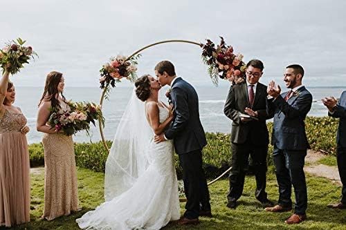 H&S BRIDAL Wedding Arch Flowers, 30 Inch Rustic Artificial Floral Swag for Door Lintel, Green Leaves Rose Peony Sunflowers Table Centerpieces Home Decoration