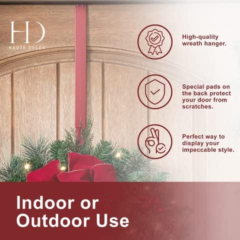Haute Decor Adjustable Length Wreath Hanger - 20 Lb. Capacity