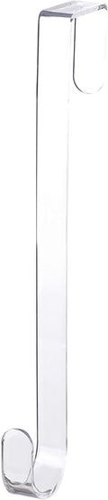 Clear Plastic Door Wreath Hanger, 12 inch