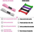 Long Resistance Bands, Fabric Resistance Bands Stretch Bands for Exercise Bands Resistance Bands Set Elastic Resistance Bands for Working Out Women Resistance Bands for Physical Therapy