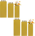 6 PCS Display Pedestal Stand, Metal Display Pedestal Stands Decoration Cube Sculpture Displays Column Square Displays Stands Pillars for Wedding Party Baby Shower Birthday (Gold, 6PCS)