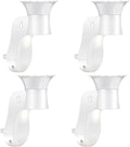 Wall Fragrance Plug in Air Freshener- Plug in Diffuser with Night Light Compatible with Bath and Body Works Wallflowers Refill, ETL Certified Rotatable Plug, Scent Control Plug for Home Office (4PCS)