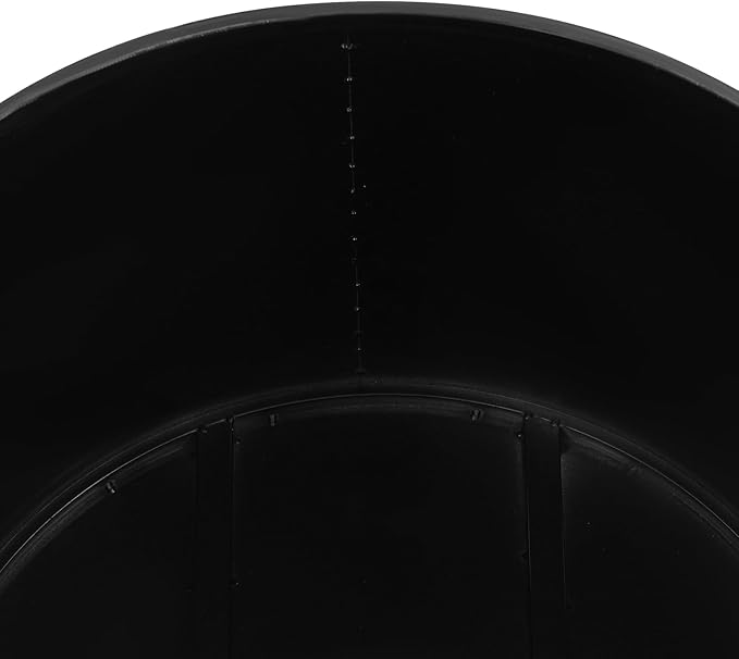 Round Display Pedestal Stand, Event Decor Display Plinth Stands, Bridal Shop Cylinder Plinth Raiser Table, Party Event Decor Circle Pedestal Stand for Boutiques Model Air Conditioner Heightening (Black, 19.7*11.8in)